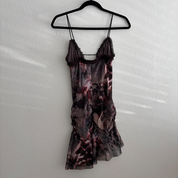 Jaded London Black and Purple Mini Dress - Picture 5 of 8